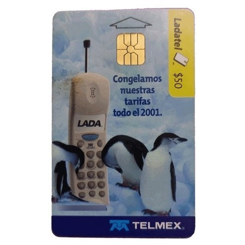 Tarjeta Telefónica Telmex - Congelamos Tarifas 2001