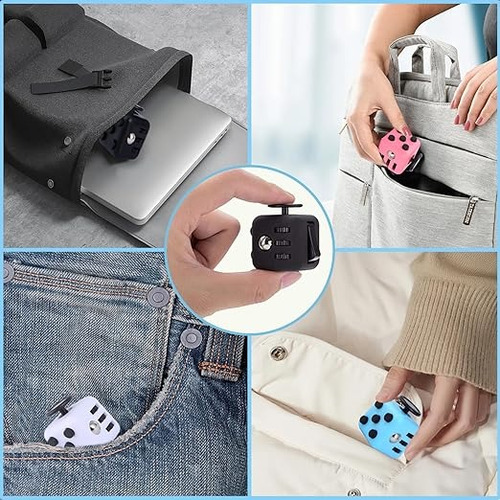 Fidget Cube - Juguete Anti Estrés Negro
