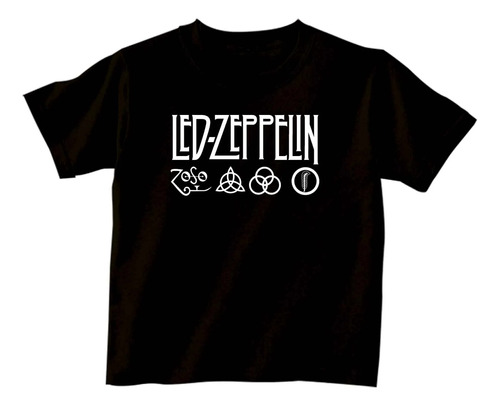 Remeras Infantiles Led Zeppelin Rock |de Hoy No Pasa| 16 V