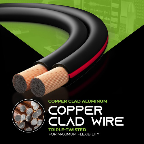 Cable De Altavoz 14 Awg 30 Metros Con Enchufes Banana 12 Pie