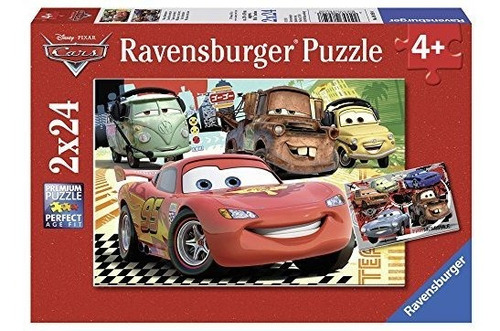 Rompecabezas De Nueva Aventura De Ravensburger Cars, 2 X 24