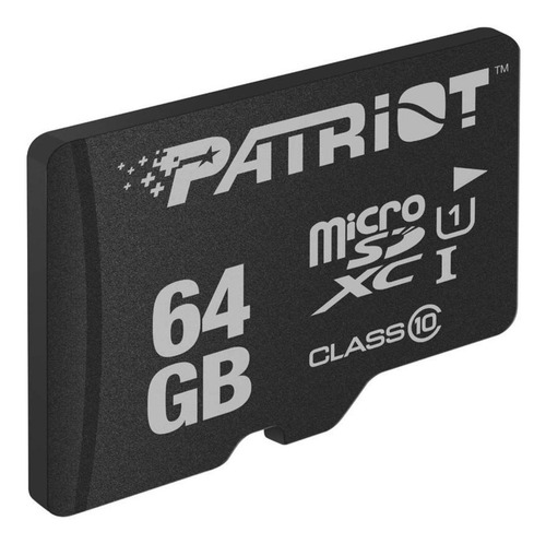 Imagem 2 de 6 de Cartao De Memoria Patriot Micro Sd 64gb Lx Series Classe 10