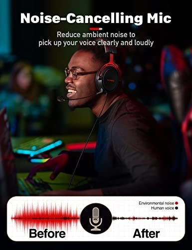 Auriculares Para Juegos Con Scable De Sonido Envolvente