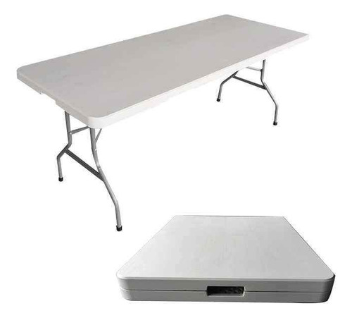 Mesa Plegable Maleta 180x76cm Camping Terraza