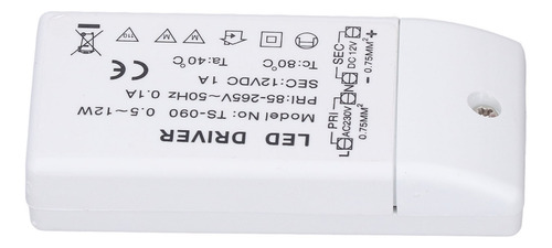 Driver De Fonte De Transformador De Energia Led Ip67 À Prova