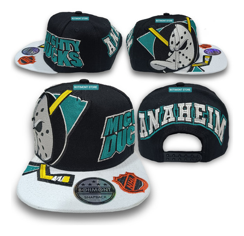 Gorra Mighty Ducks Anaheim, Cachetada Colección Clásica.