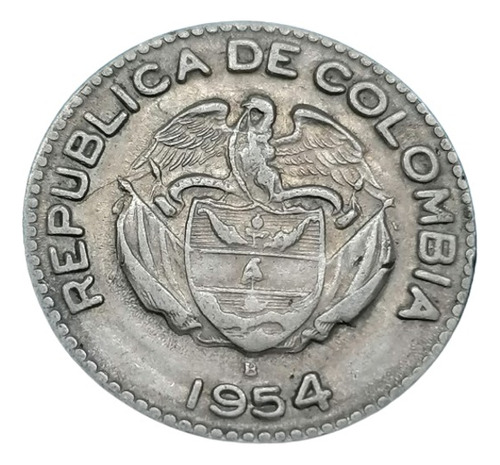 Colombia Moneda 10 Centavos 1954