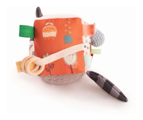 Imagen 4 de 4 de Cubo Sensorial Mapache · Enrique · + 3 Meses. Algodon