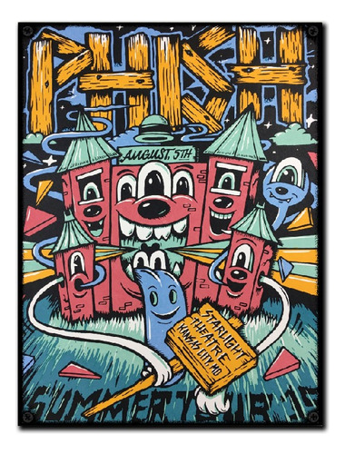 #302- Cuadro Vintage 30 X 40 - Phish - Punk Rock - No Chapa 