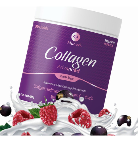 Colágeno Hidrolizado Premium Advanced 90% Proteína 5 Sabores