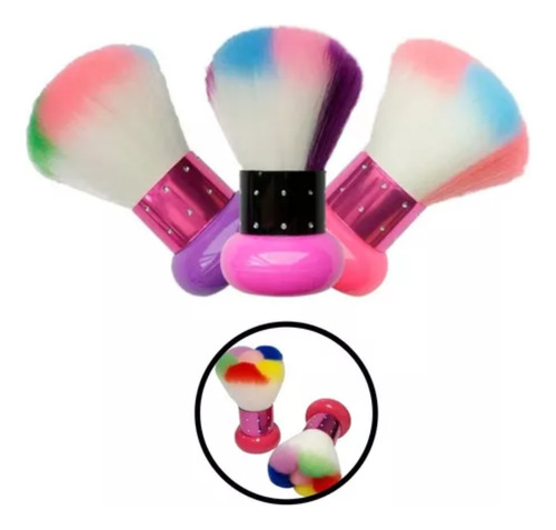 Pincel Espanador De Pó Unhas De Gel Fibra Vidro Profissional