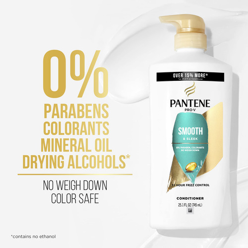 Conjunto De Condicionador Pantene Smooth And Sleek Twin Pack