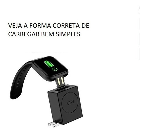 Relógio Smartwatch Inteligente Monitor Cardíaco E Pressão M3