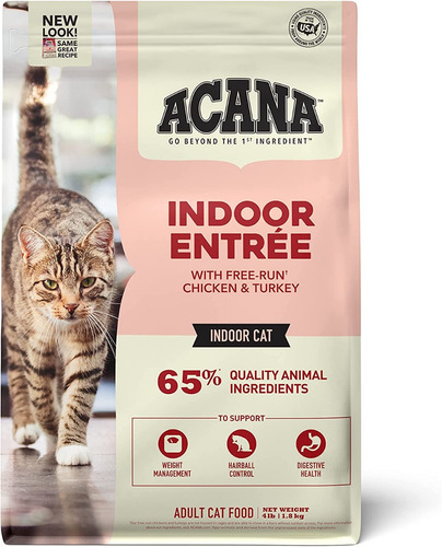 Alimento Para Gato Acana Dry Indoor Entree Toda Etapa 1.8 Kg