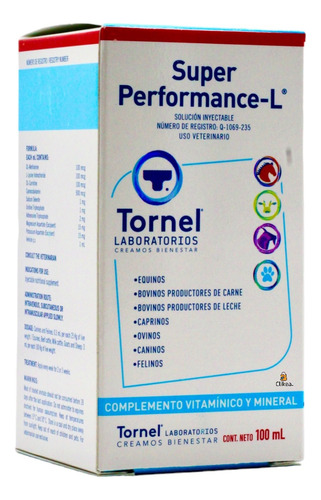 Super Performance L 100 Ml Tornel Complemento Vitaminico