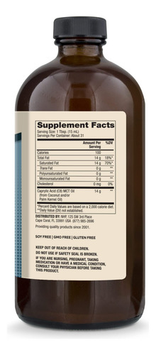 Mct Oil Dr. Mercola Pure Power Ketone Energy Acid Caprílico