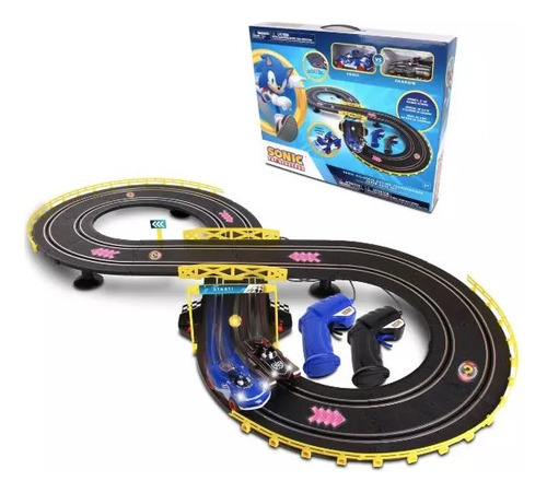 Pista De Sonic Carreras Super Race 2 Vehiculos 2.5m