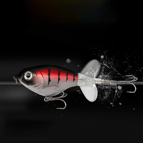 G 5x Iscas De Pesca Propeller Tail Swimbaits Iscas Rígidas