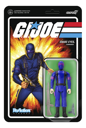 Figuras De Reaccion G.i. Joe Wave 1 - Ojos De Serpiente (rah