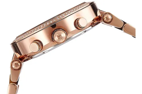 Reloj Michael Kors Rosa Animal Print Mod. Mk5538 Cuotas sin inter s