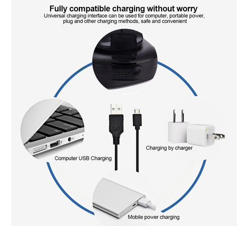Lampara Led De Escritorio Util Recargable Flexible Con Clip