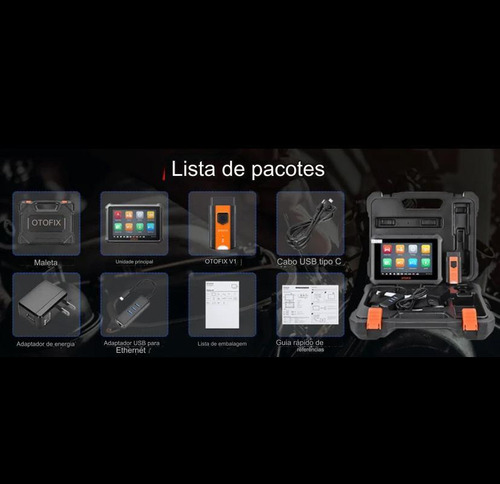 Scanner Autel Otofix D1 Lite Automotivo Diagóstico Completo