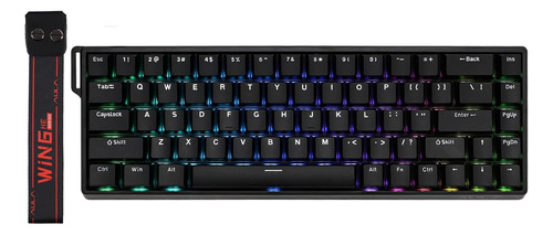 Epomaker Aula Win68 He Magnetic Keyboard Con Actuación Ajust