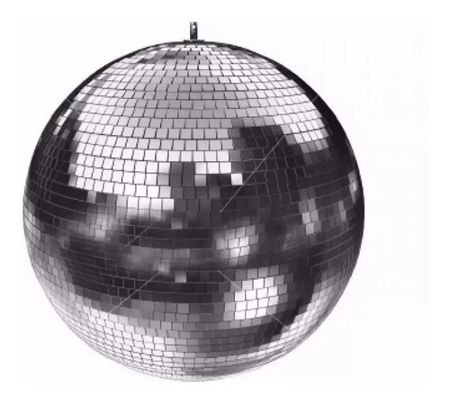 Imagem 1 de 1 de Dj Globo Espelhado 25cm - Com Corrente