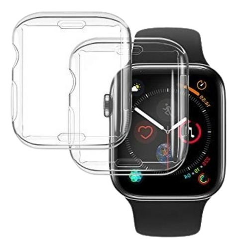 2 Cases - Fundas De Silicona Para Apple Watch 38/40/42/44mm