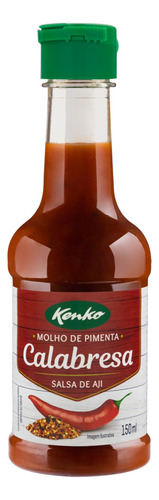 Molho de pimenta calabresa Kenko sem glúten em frasco 150 ml
