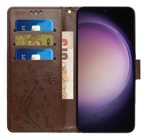 Funda Con Tapa Para Samsung Galaxy A36, Correa De Muñeca Con Función Atril, Piel Sintética, Tarjetero, Cierre Magnético