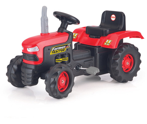 Tractor Con Pedales Rojo Dolu Dl8050