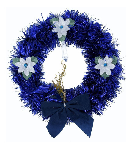 Corona Navidad 30 Cm Decorada #668