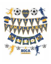 Comprar Boca Juniors Banderines Imprimibles Para Cumpleaños