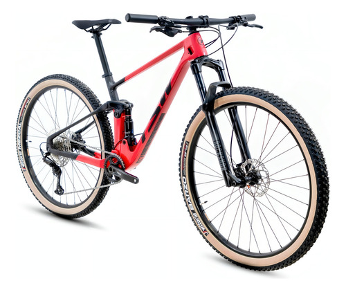 Bicicleta Tsw Full Quest Carbono Aro 29 Shimano Deore Vermelha