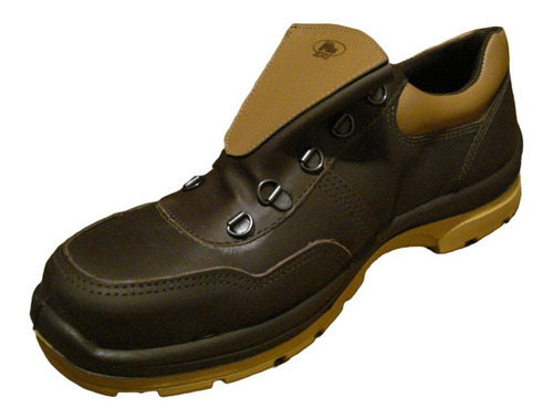 Imagen 4 de 6 de Zapato Boris 3004d Marron Nylon Dielectrico Calzado Segurida