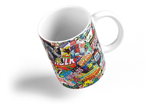 Imagem 2 de 5 de Caneca Geek Quadrinhos Marvel Super Herois