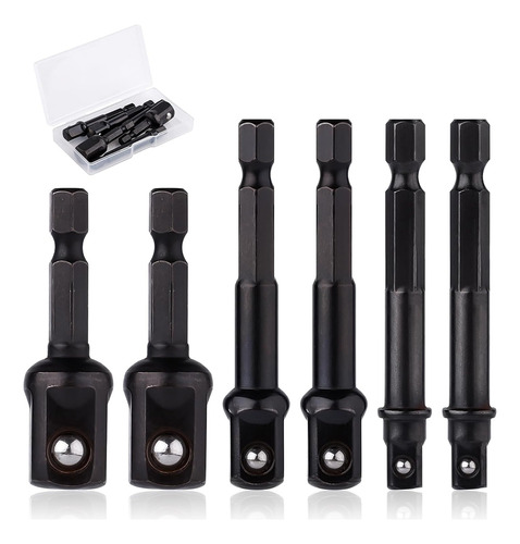 Juego De Adaptadores Impact Socket De 6 Piezas, Disco De Imp