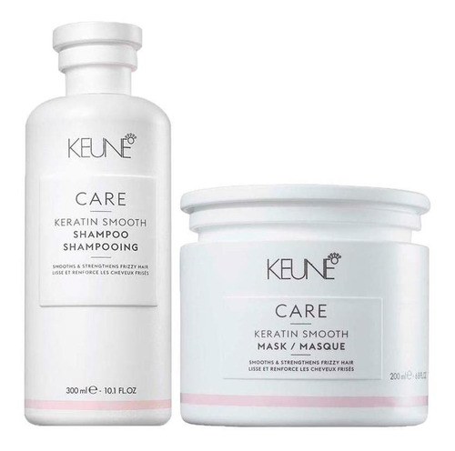 Kit Keune Keratin Smooth - Shampoo E Máscara 200ml