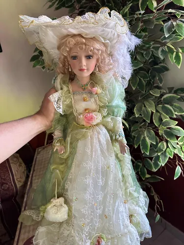 Muneca De Porcelana Lilian De Coleccion MercadoLibre