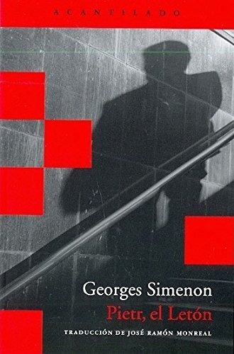 Pietrel Leton, De Georges Simenon. Editorial Acantilado, Tapa Blanda En Español