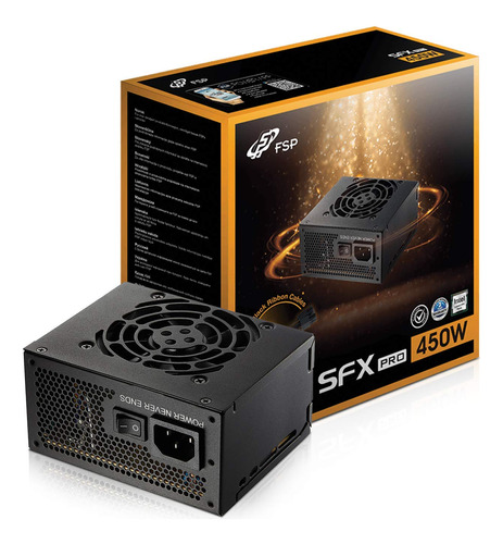 Fsp Solucion Mini Itx De 450 W/sfx 12 V/micro Atx 80 Plus Fu