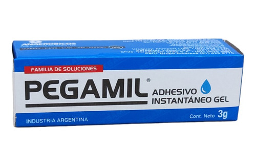 Adhesivo Instantaneo Gel Pegamil 3g  Pack X 6 U.