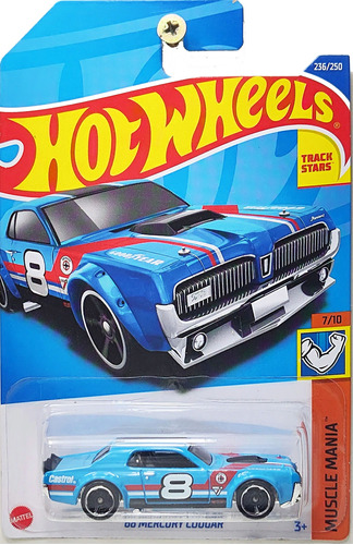 Hot Wheels Hwargento '68 Mercury Cougar (2014) J3960 2022