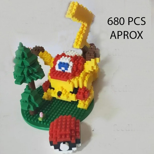 Picachu Mini Bloques Armables ( Pokémon ) 680 Pcs