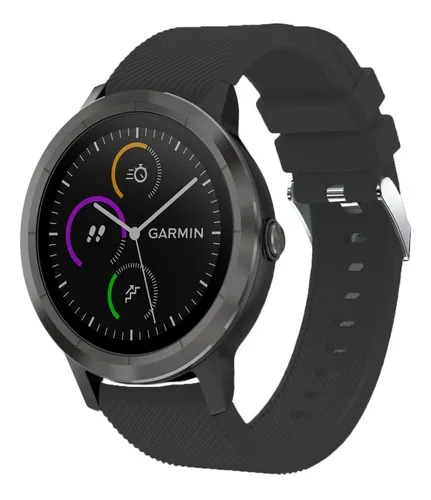 Correa de tela reloj inteligente deportiva con lazo lona para Garmin  Forerunner 245 645 vivoactive 3 vívomove 3 HR Luxe Style Venu 20mm 22mm -   México