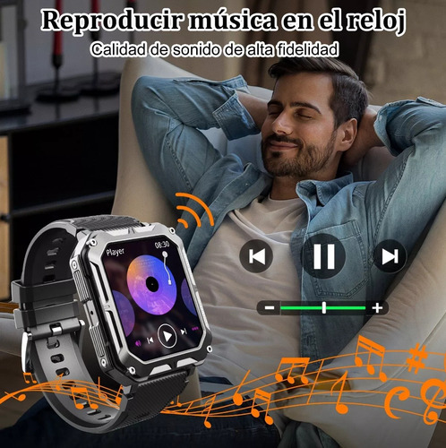 Reloj Inteligente Smart Watch Táctico Llamadas Asistente Voz