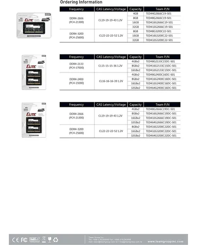 Memoria Ram Teamgroup Elite, 2 X 16 Gb, Ddr4 3200mhz, Sodimm