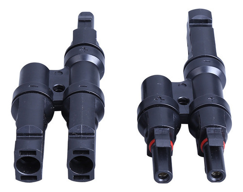 Conector Solar Mc4 Macho Hembra De Doble Enchufe Tipo T
