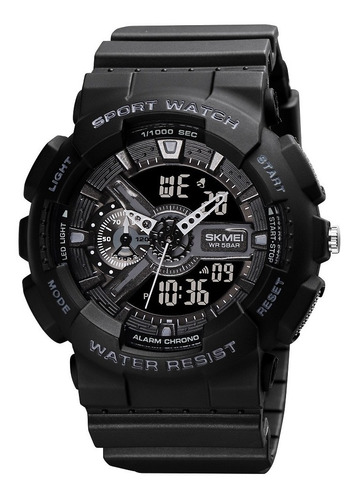 Imagen 4 de 7 de Reloj Camuflado Skmei Cronometro Sumergible Deportivo Shock